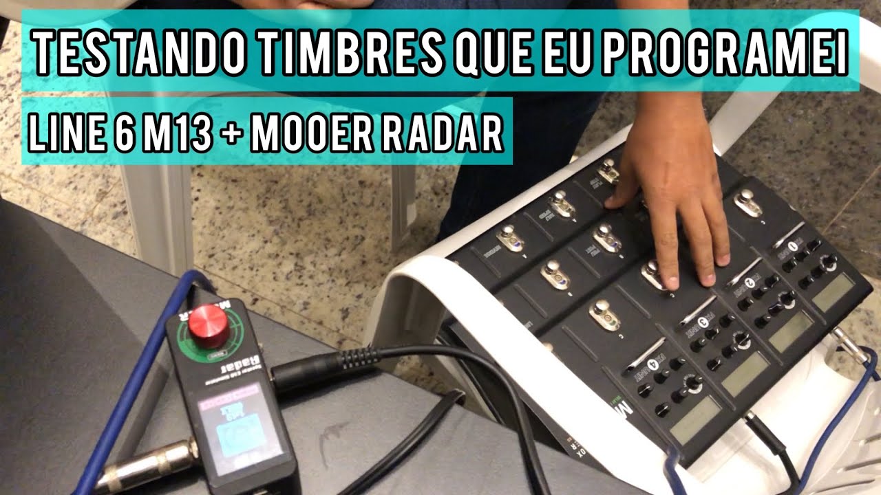 Timbres Que Eu Fiz na Pedaleira da Igreja Presbiteriana Betânia Irecê-BA