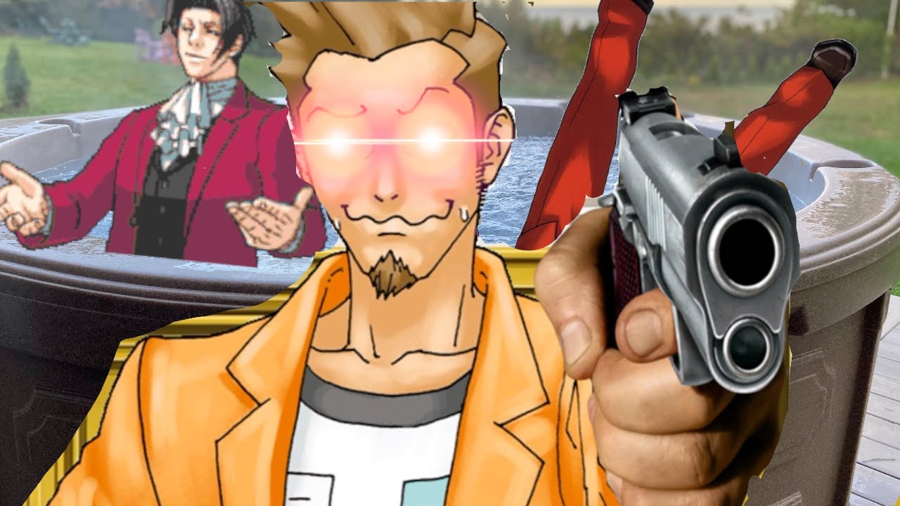 Live-dubbing an AI-generated Ace Attorney case 2: TURNABOUT HOT TUB VIOLENCE