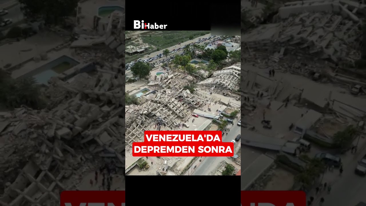 Y&uuml;rek Burkan G&ouml;r&uuml;nt&uuml;ler! Venezuela Depremi Sonrası G&ouml;r&uuml;nt&uuml;lere Kimse İnanamadı! #shorts