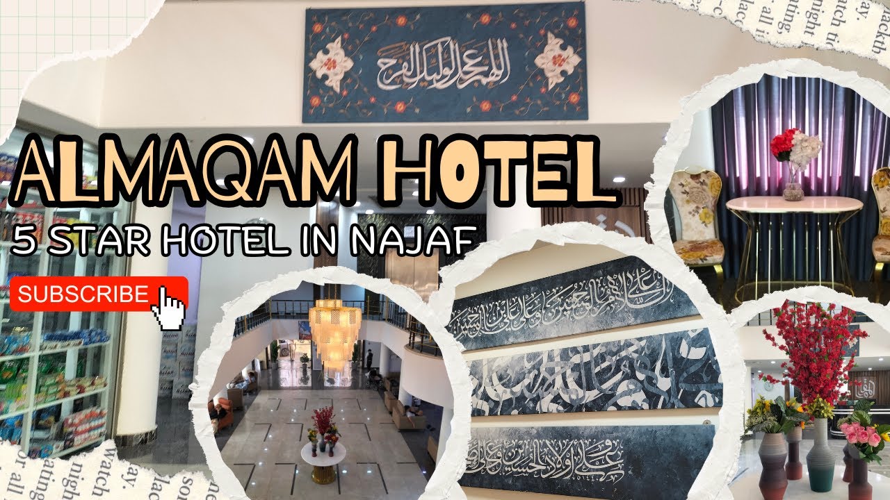 Five ⭐ Hotel 🏨 Almaqam review in Najaf Ashraf || Cheapest Hotel  || free food ,Room tour ,breakfast