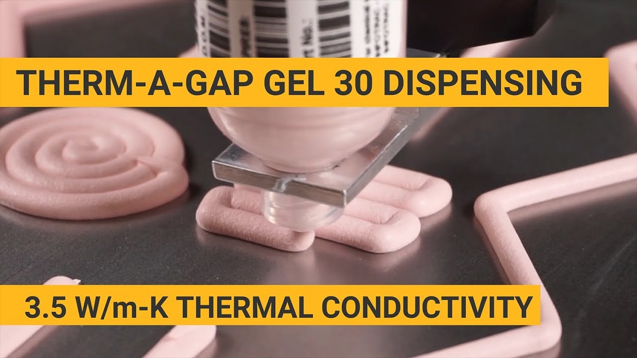 THERM-A-GAP&trade; GEL30 3.5 W/m-K Thermally Conductive Gel | Parker Chomerics