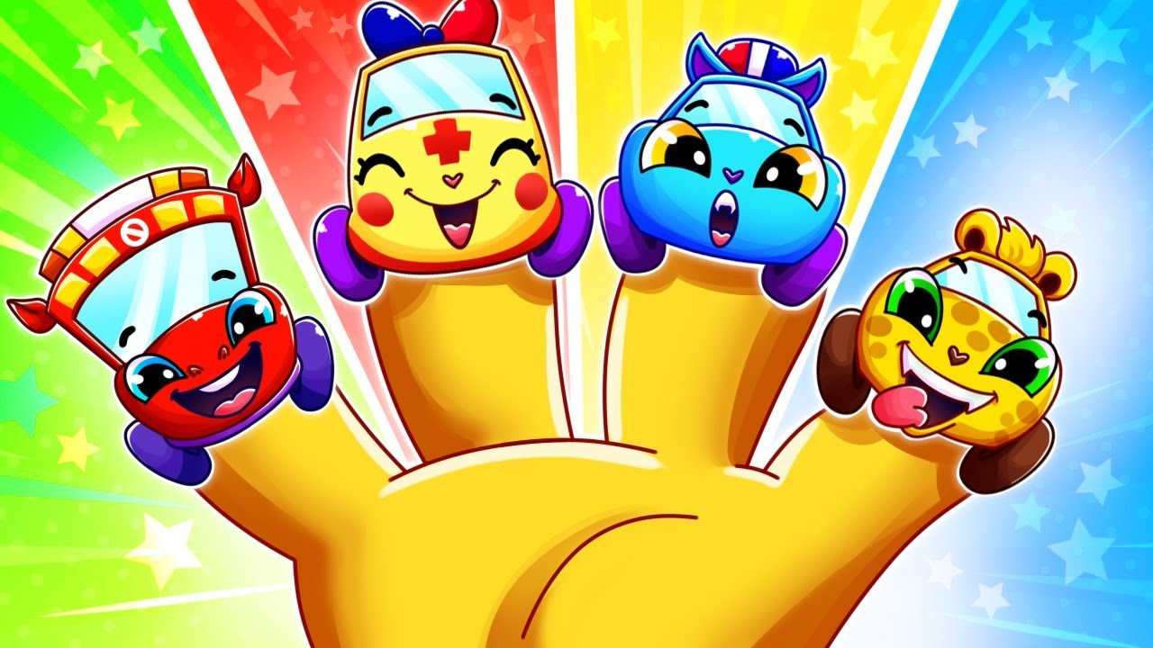👶 Finger Family & Vehicles: Fun Nursery Rhymes for Kids! 🎶 KiddyHacks Series