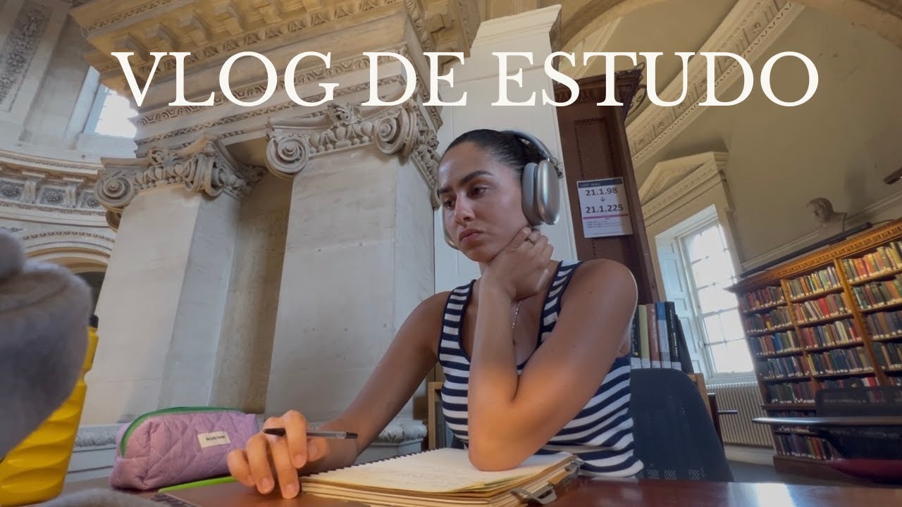 Rotina de estudos na biblioteca mais linda de Oxford ✨
