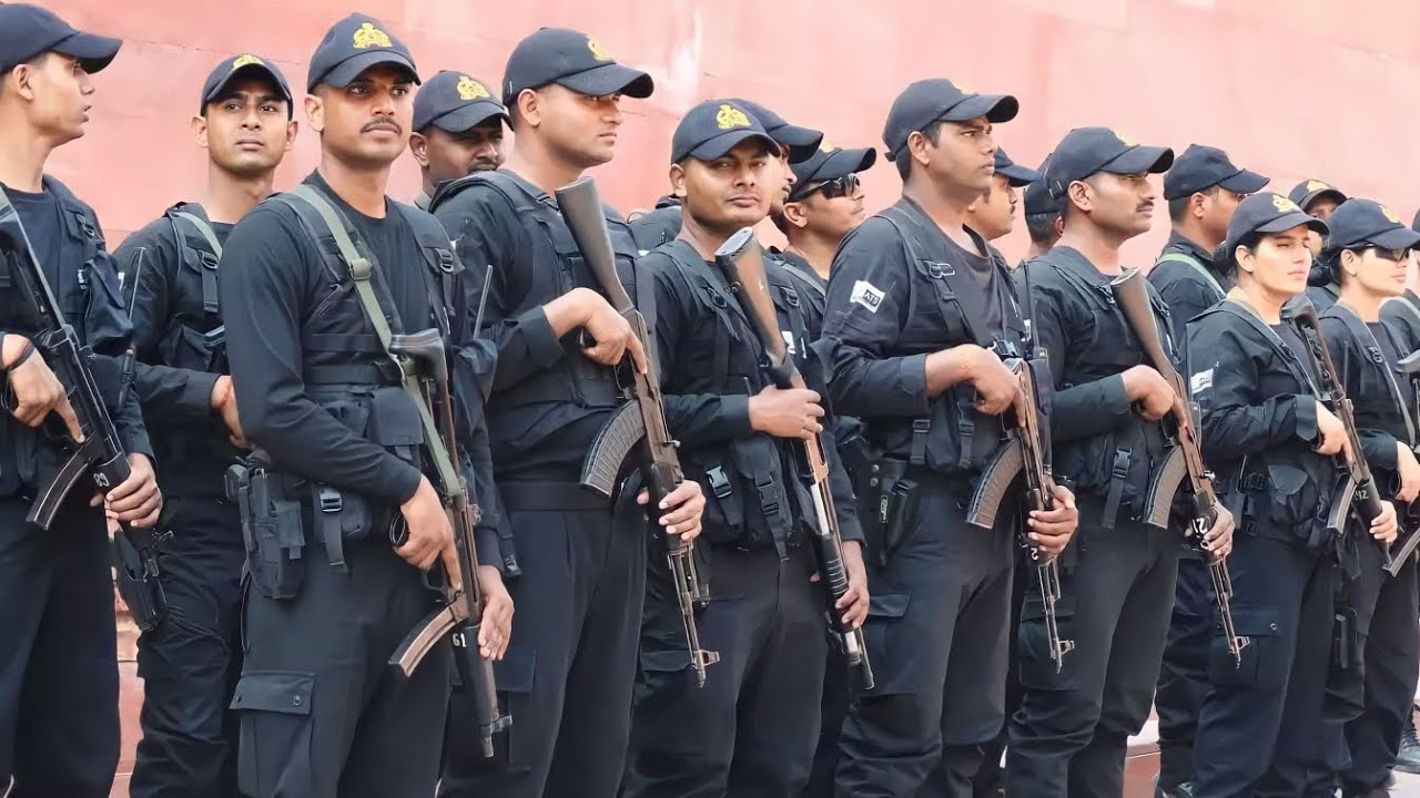 Guns of UP Police ATS Commandos