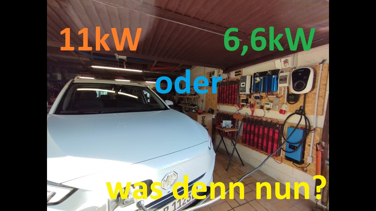 MG ZS EV Longrange Ladeleistung an AC - 11kW dreiphasig + 6,6kW einphasig?