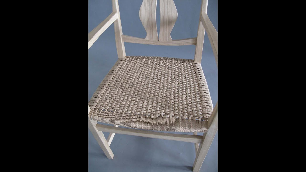 How to Weave a Danish Cord Seat - Part One