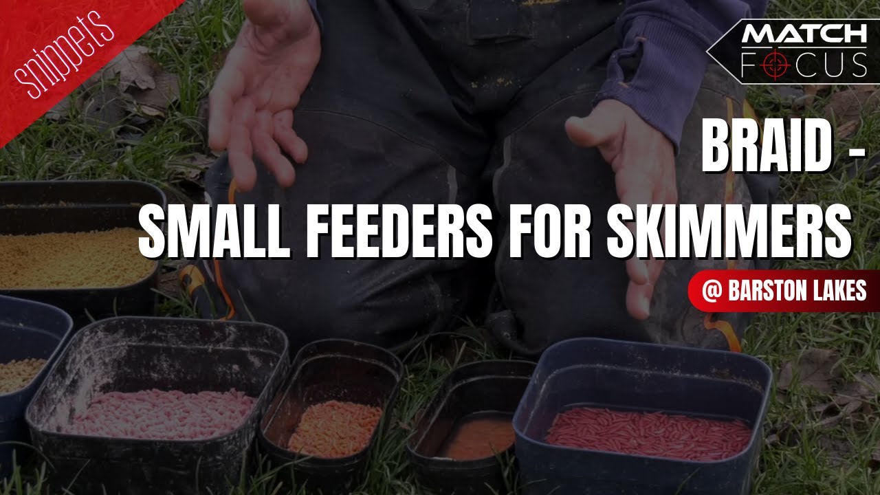 Winter Feeder Fishing With Braid At Barston Lakes | Small Feeders For Skimmers