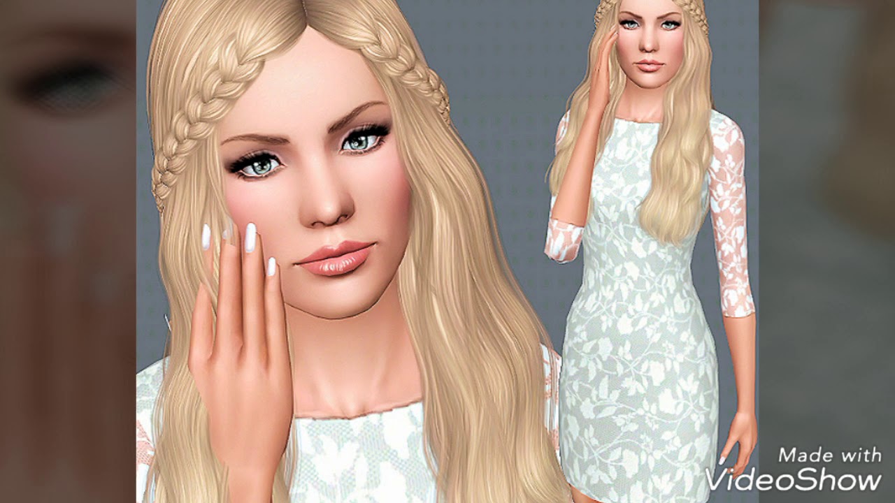 Самые красивые персонажи созданные в The Sims 4,3.