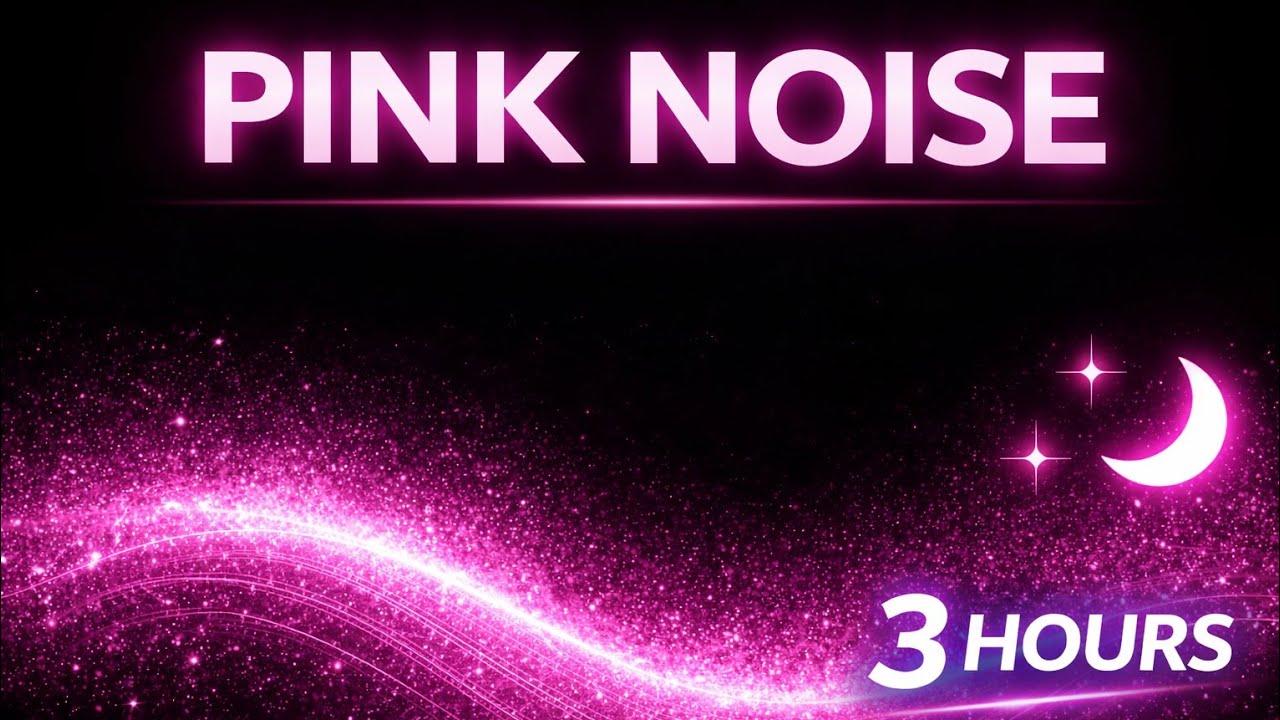 BLACK SCREEN • 3 HOURS • PURE NOISE SOUND • NO ADS