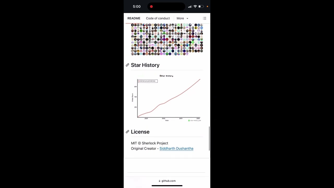SHERLOCK APP GITHUB - how to use