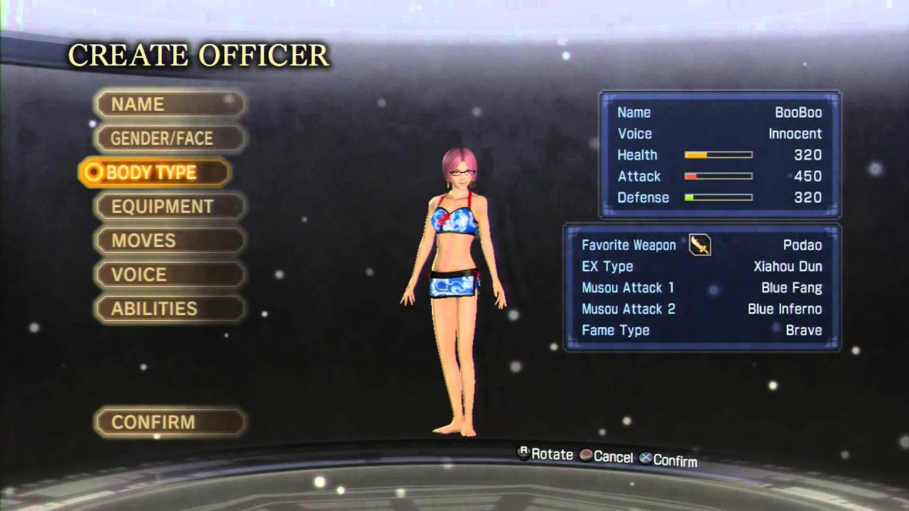 Dynasty Warriors 7 Empires - CAW Preview