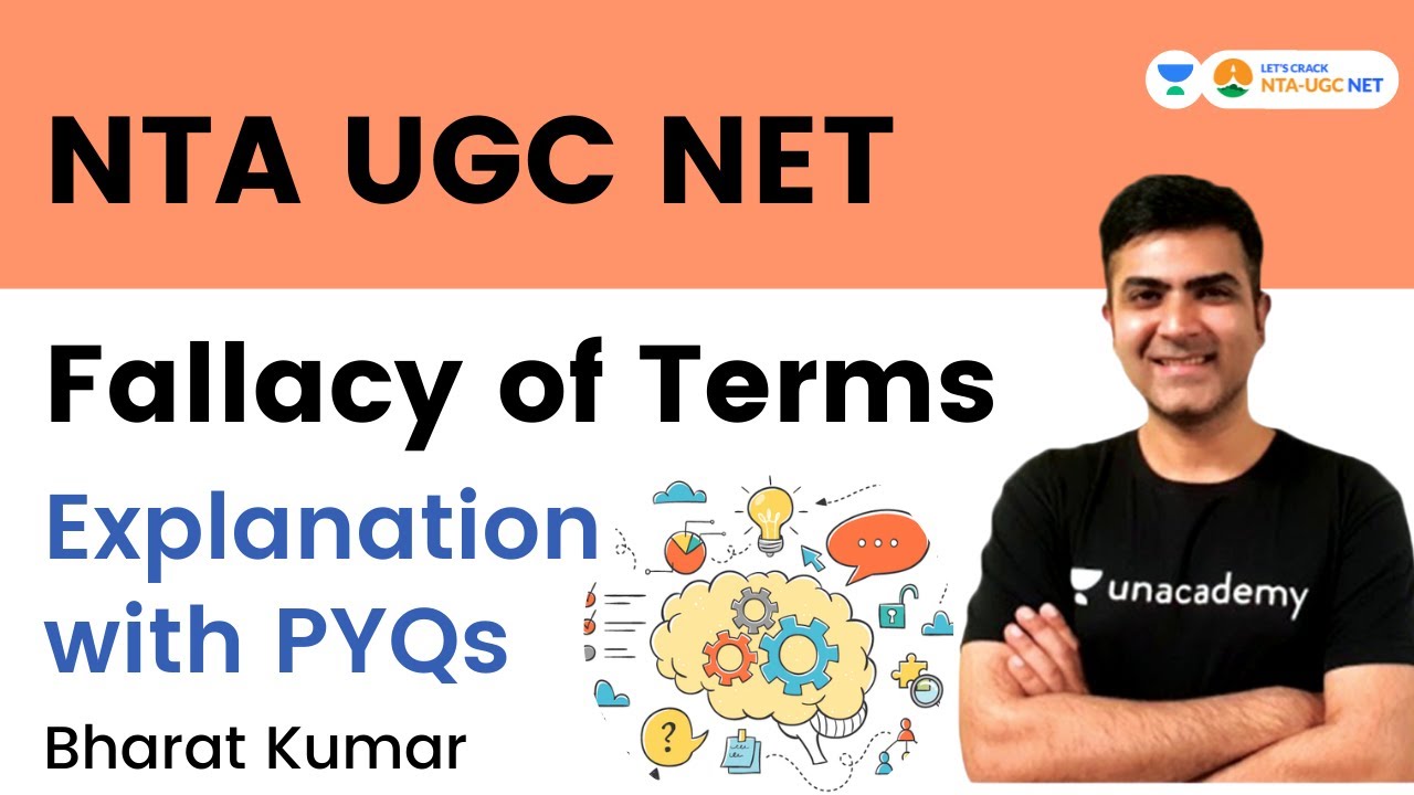 Fallacy of Terms: Explanation with PYQs | Bharat Kumar | Let's Crack NTA UGC NET
