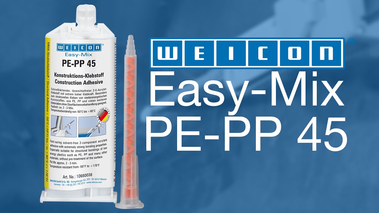 Colmater une fuite dans le r&eacute;servoir de diesel d'un tracteur | WEICON Easy-Mix PE-PP 45