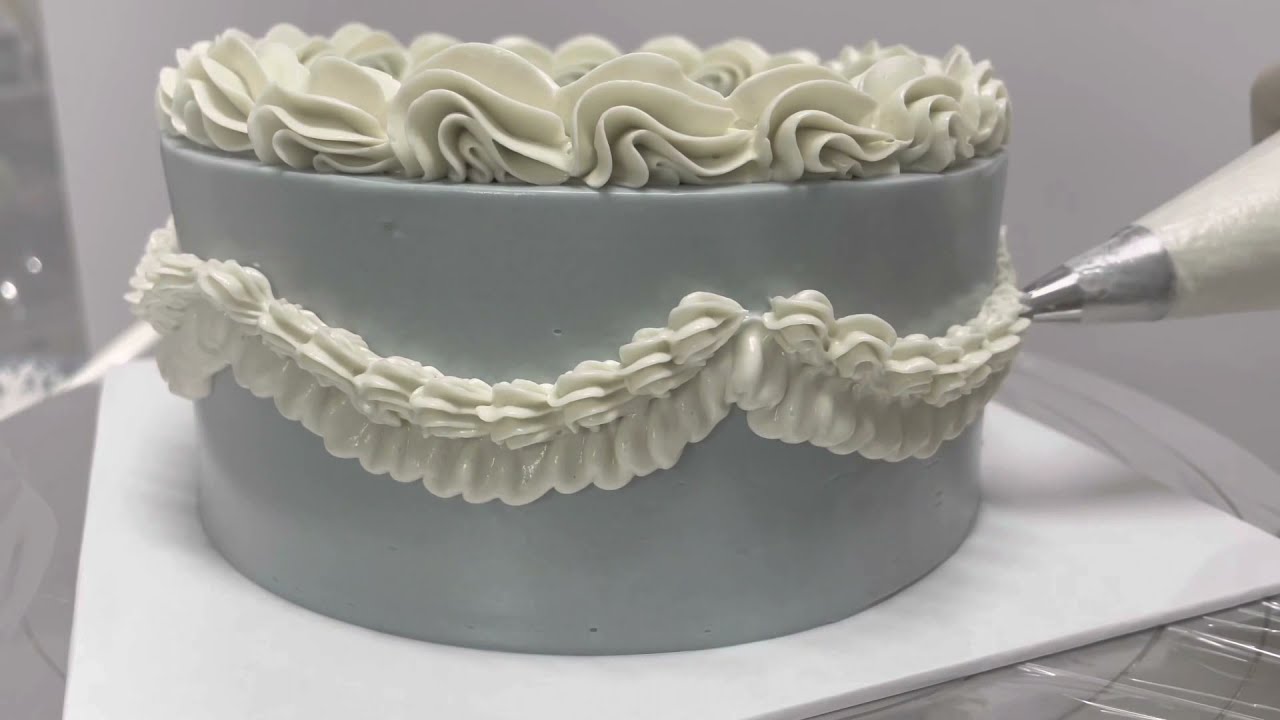 How to Vintage Butter Cream Cake 复古风奶油蛋糕造型