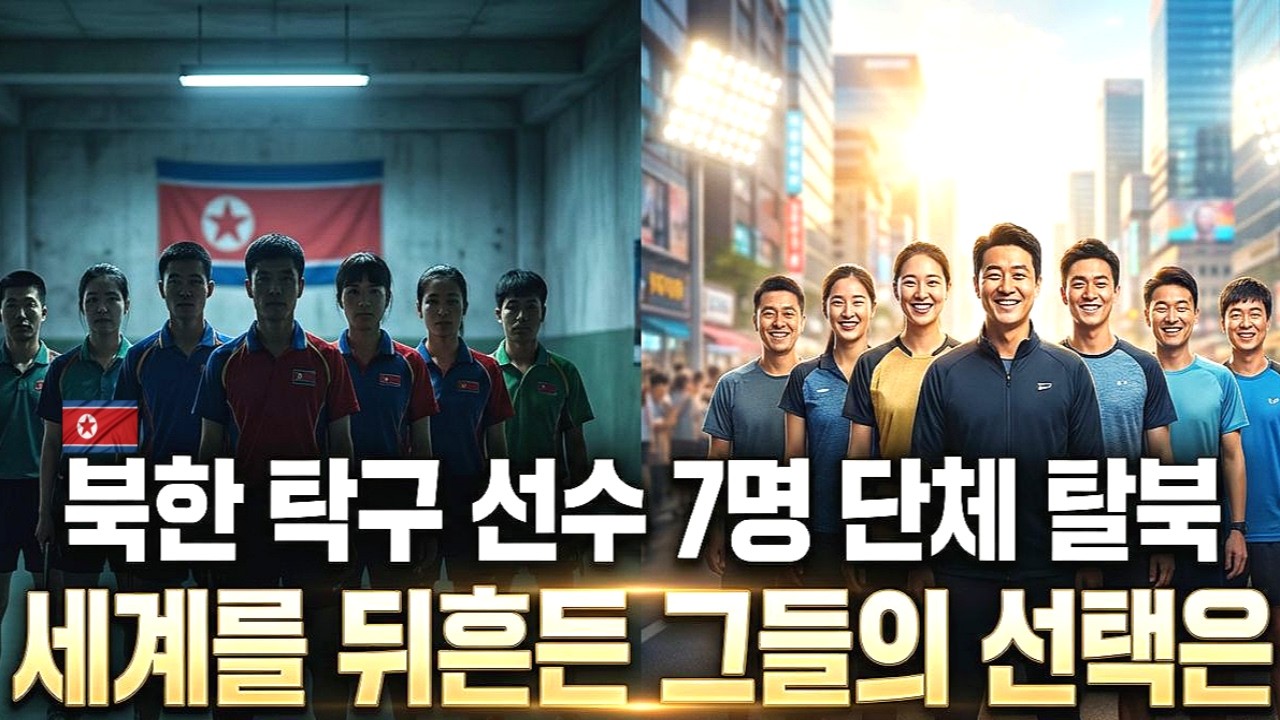 “북한 탁구 에이스… 두만강을 건넌 그날 밤”