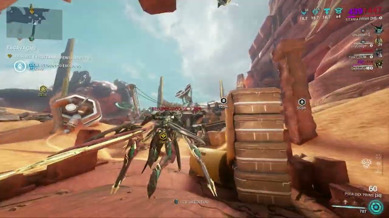 Warframe - Titania Prime Caça ao Arconte.