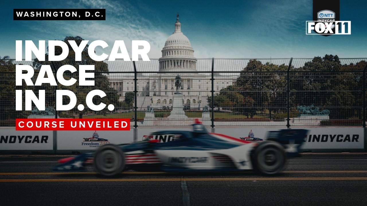 Course unveiling: Race cars take to streets of Washington, D.C. for IndyCar 