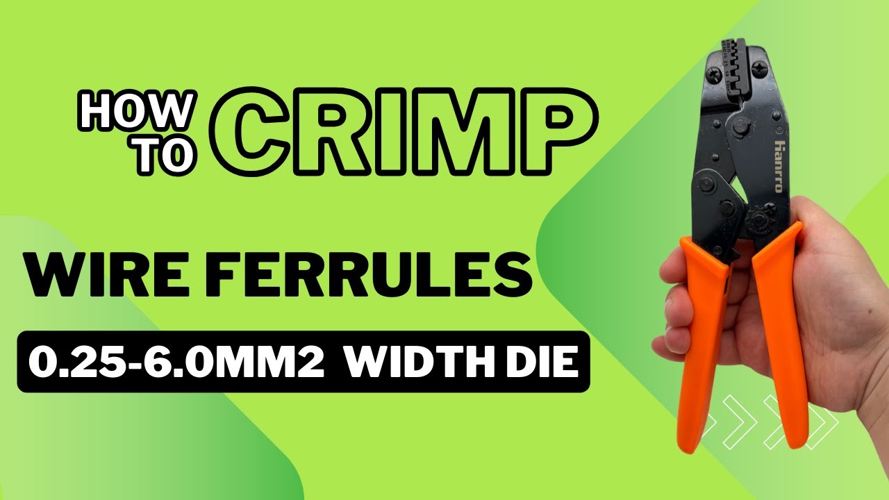 Effortless Wiring: Unveiling the Power of Bootlace Crimping Tools