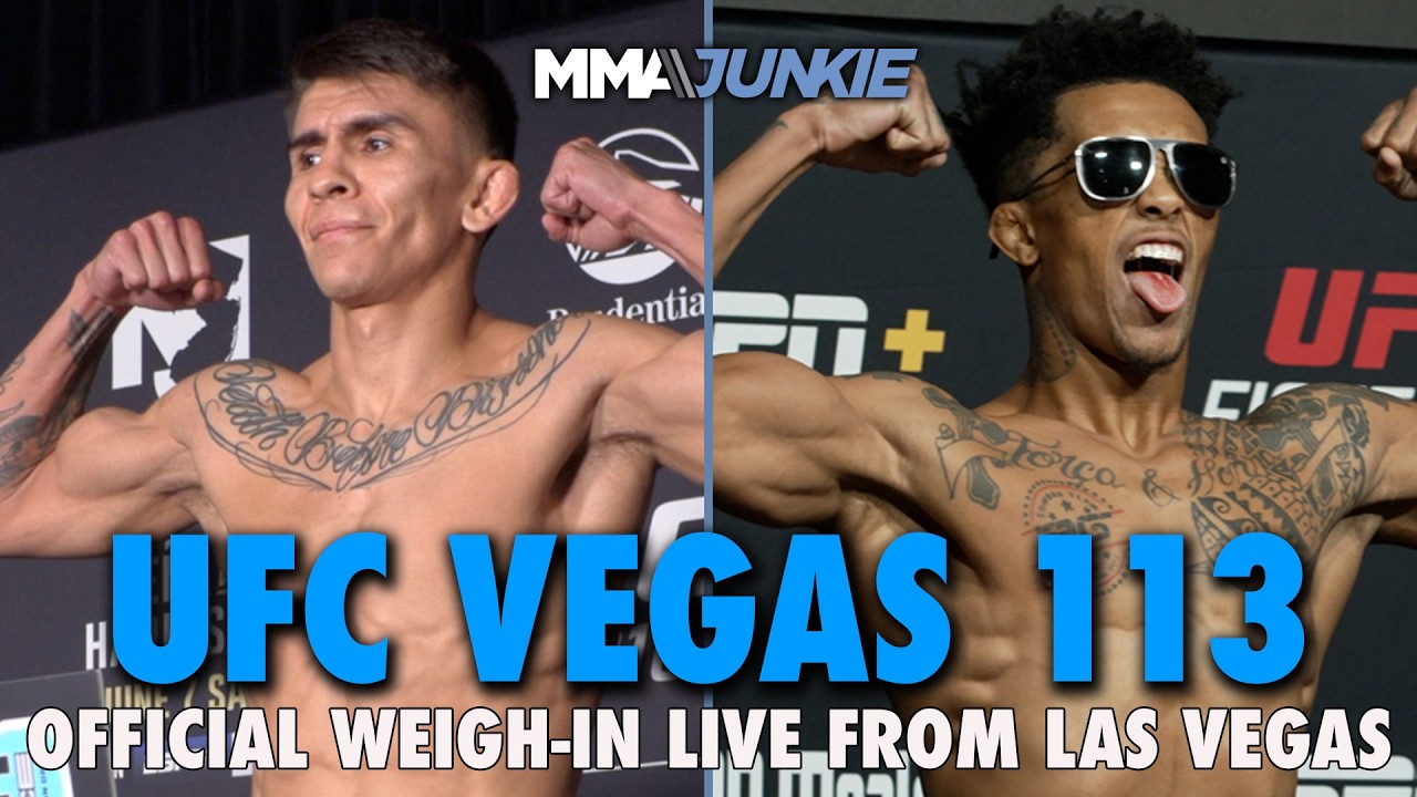 🔴 UFC Vegas 113: Bautista vs. Oliveira official weigh-in live stream
