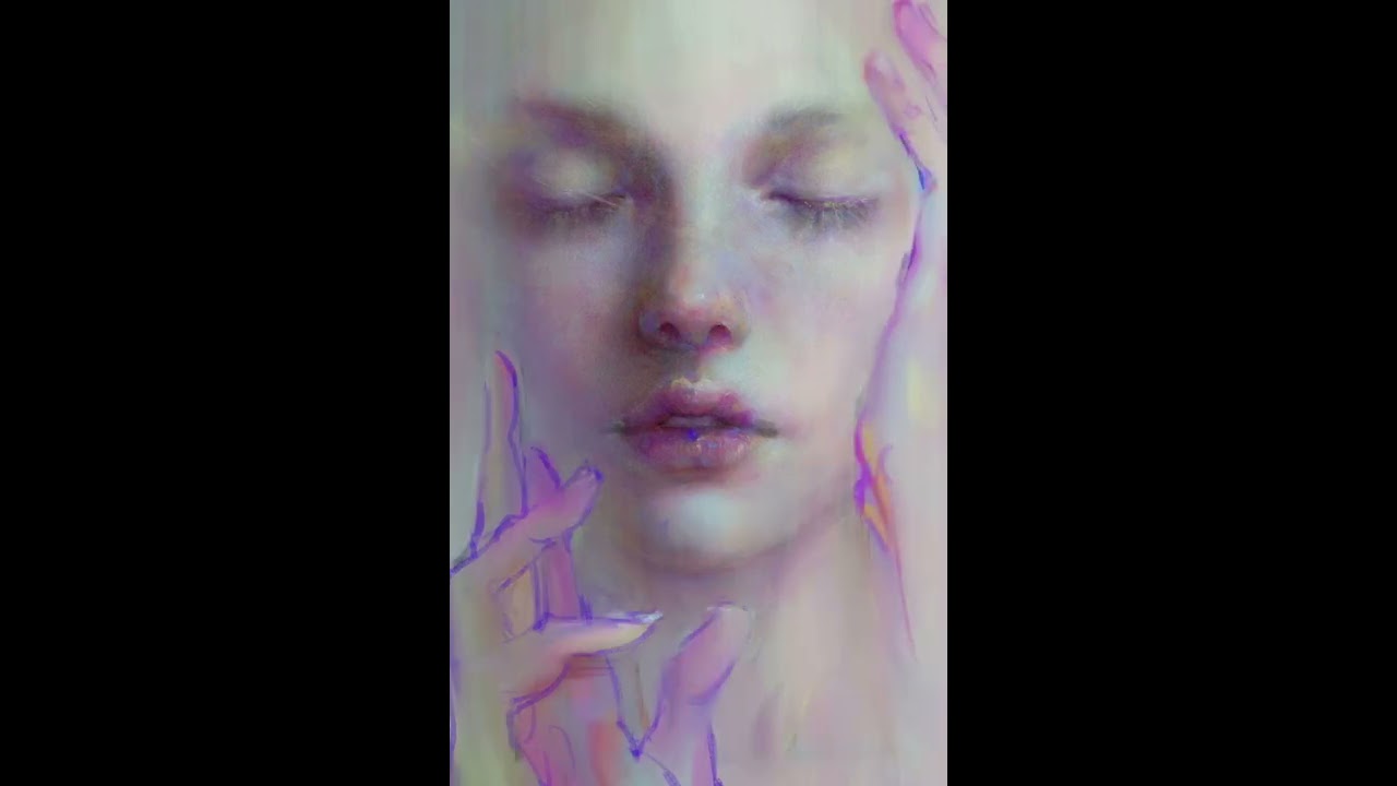 " Breathing " Painting Process