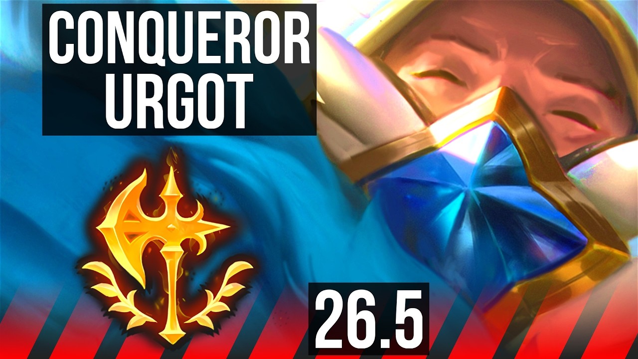 URGOT vs NASUS (TOP) | Conqueror, 43K damage | EUW Diamond | 26.5