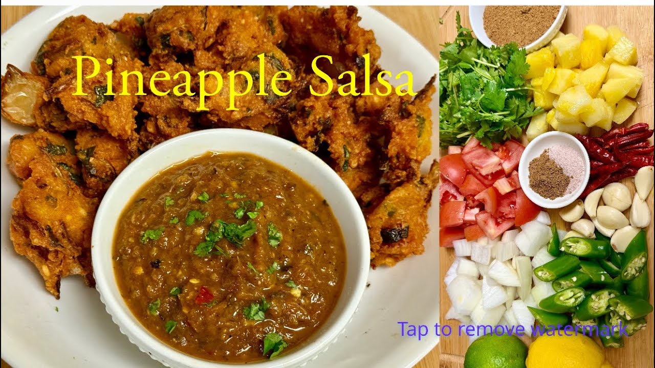 Pineapple Salsa easy Recipe / You can eat this pineapple salsa or chutney with everything, you wi...