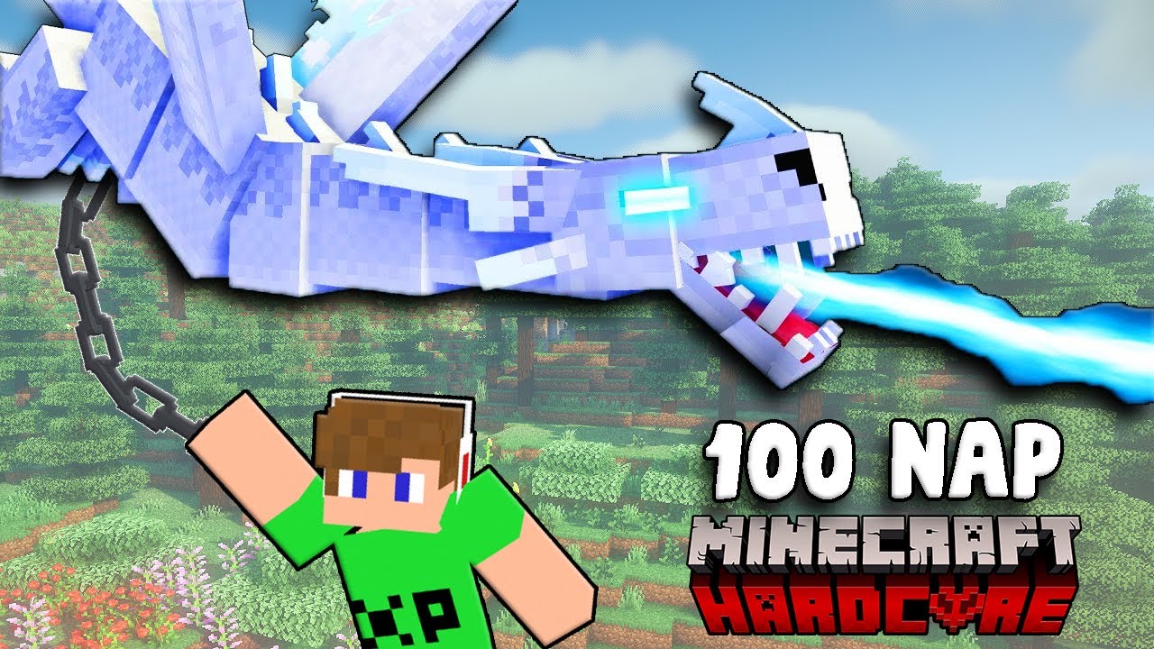 100 NAP SÁRKÁNY VADÁSZAT A MINECRAFT-BAN! 😱