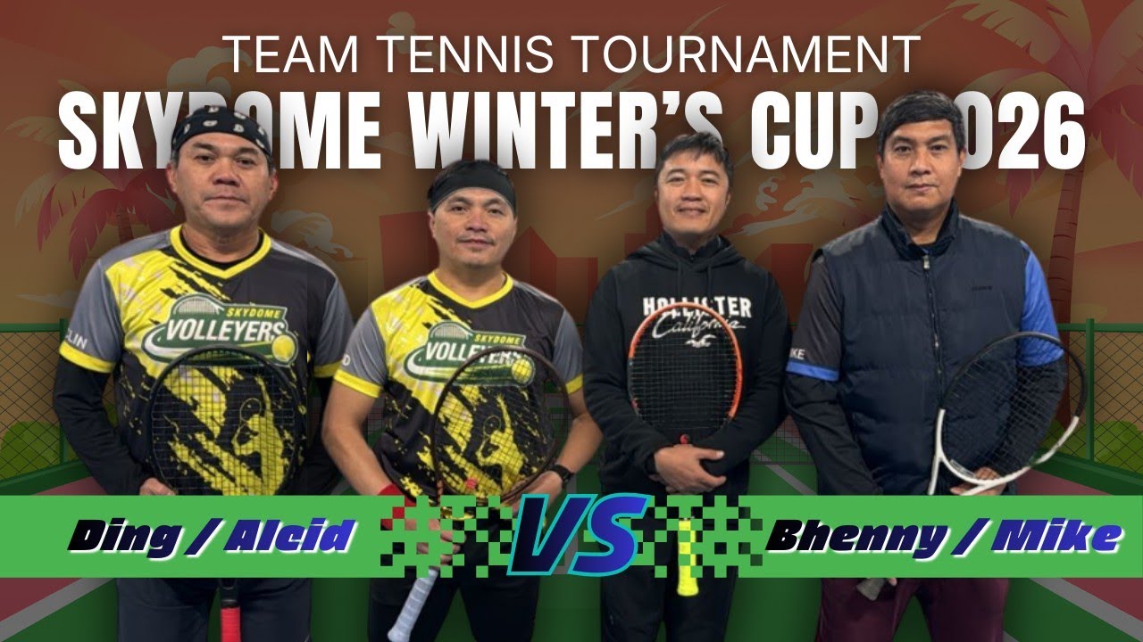 Ding/Alcid vs Bhenny/Mike | Skydome Winter's Cup - Volleyers vs Netters | Good Tennis
