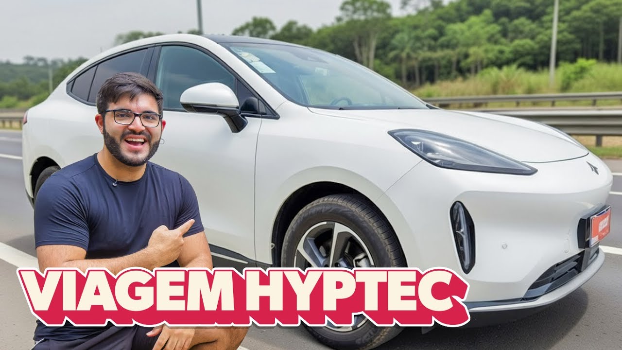 Viagem de 300km com carro 100% elétrico, GAC HYPTEC HT (concorrente BYD SEAL)