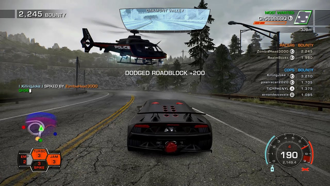 Most Wanted Rounds vs Cops With Helicopter Cheats..