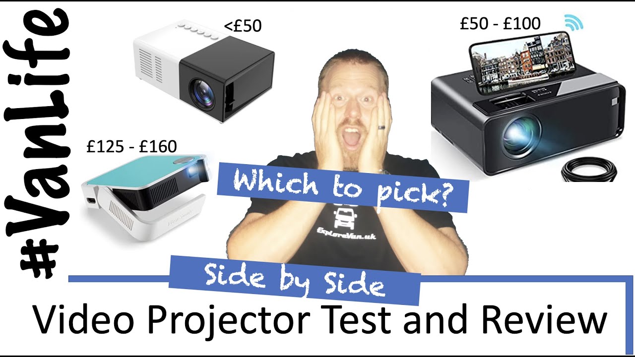 Mini Projector Test £50 to £150 - J9, Elephas, Viewsonic