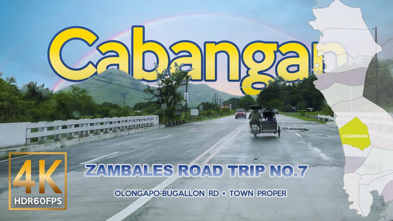 CABANGAN Zambales on a rainy day | Philippines | Central Luzon | 4K