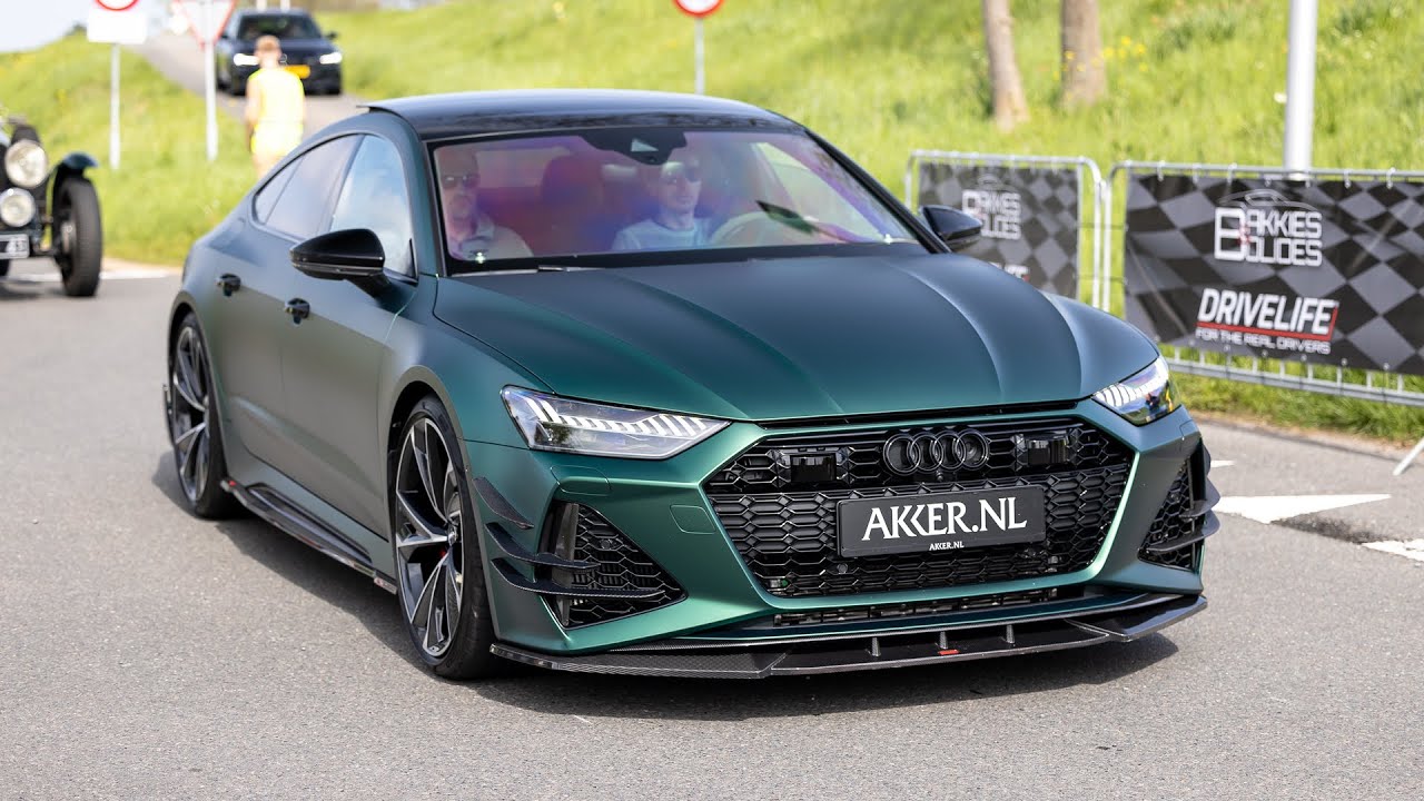 600HP Urban Automotive Audi RS7 C8 with Akrapovic Exhaust - Accelerations & Revs !