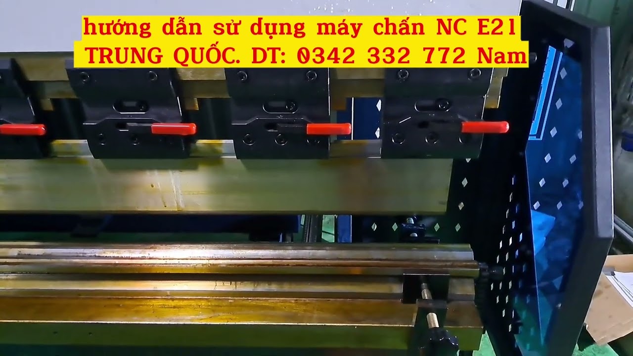 Máy chấn E21/ Eturn 21 hướng dẫn dùng máy chấn Trung quốc.Brake Press E21