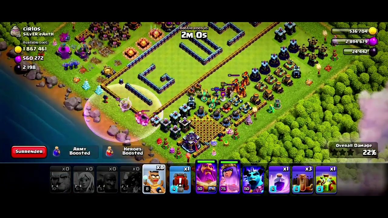 Level 13 beginner VS Level 15 Pro Max | Level 15 Defeat | 100% Destroyed| Clash of Clans New Update