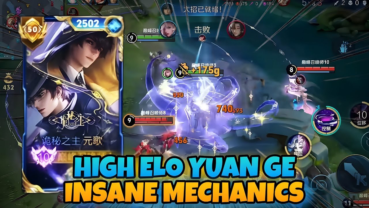 PRO CN YUAN GE / YANGO SOLO LANE 🔥 INSANE OUTPLAYS & MECHANICAL SHOWCASE | HONOR OF KINGS