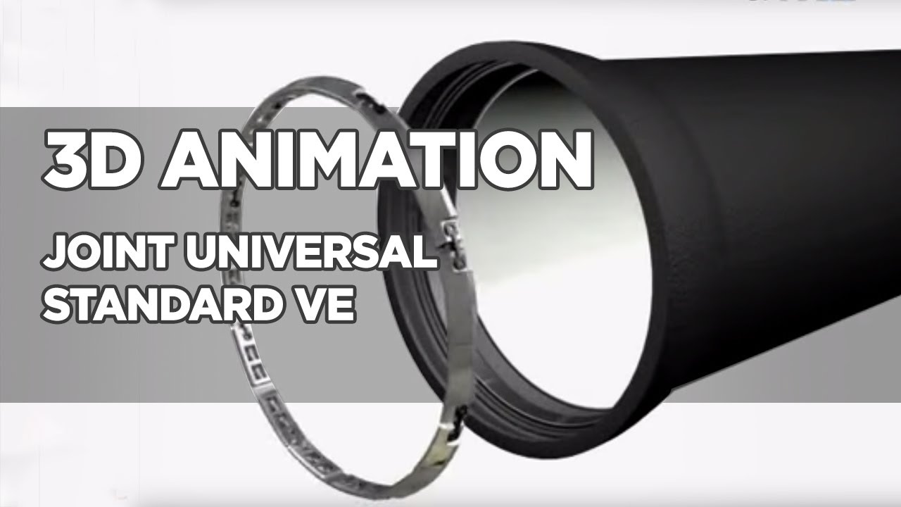 UNIVERSAL VE joint assembly on ductile iron pipe DN 800 - 1600 - Saint-Gobain PAM