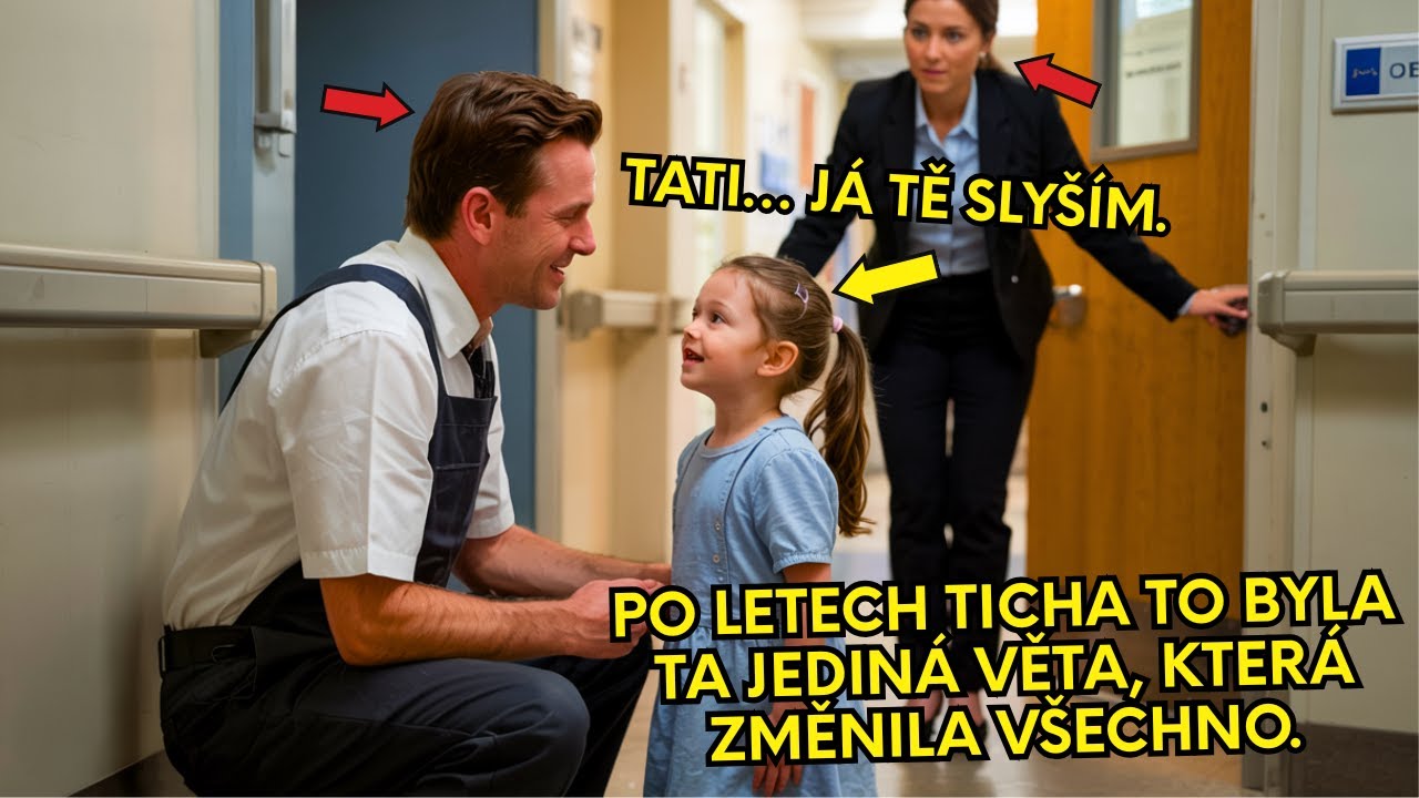Ovdovělý uklízeč přiměl němou holčičku promluvit – netušil, že její chladná, mocná matka ho slyšela.