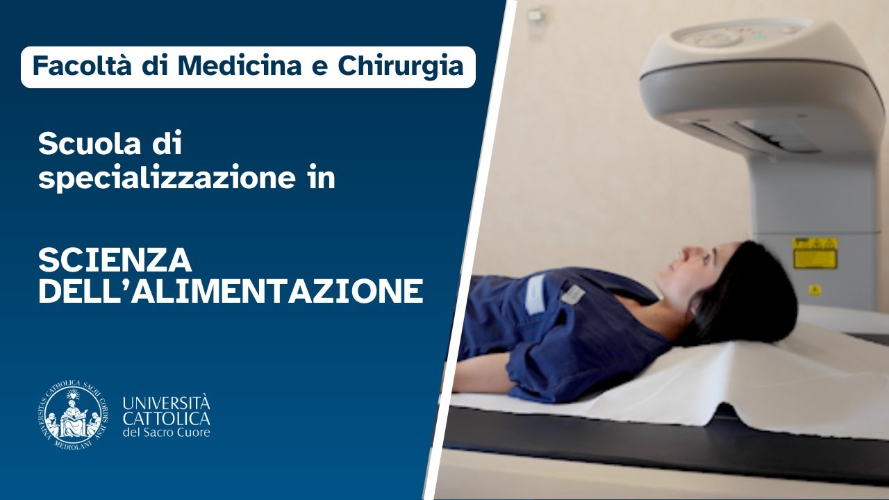 Scienza dell'alimentazione (indirizzo MEDICO e NON MEDICO) - Scuola di specializzazione