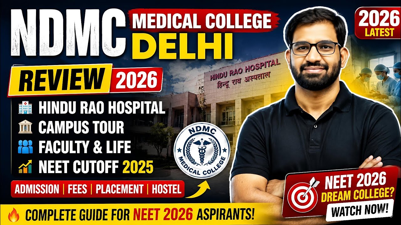 🔥 NDMC Medical College Delhi Review 2026 | Hindu Rao Hospital, Campus & NEET Cutoff 2025-2026 #NDMC