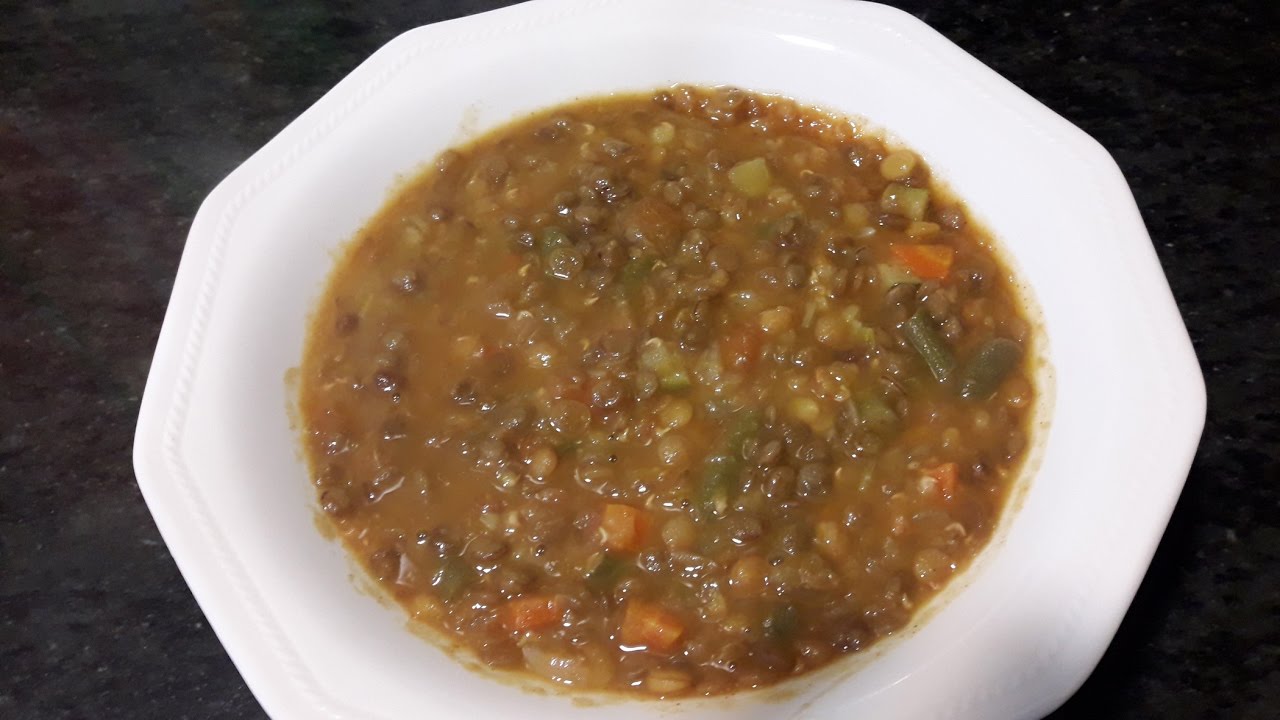 Cómo hacer lentejas viudas, (lentejas con verduras), al estilo de Mariaje