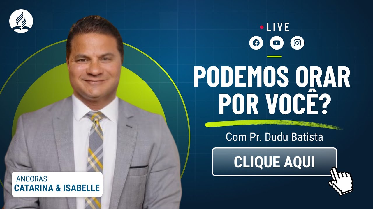 Podemos orar por você para restauração da sua Intimidade com Deus — Pr. Dudu Batista