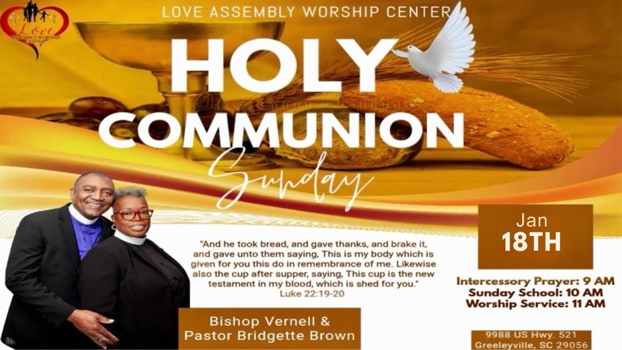 Sunday Worship Experience | LAWC | Communion Sunday | Bishop Vernell Brown | 1. 18. 26
