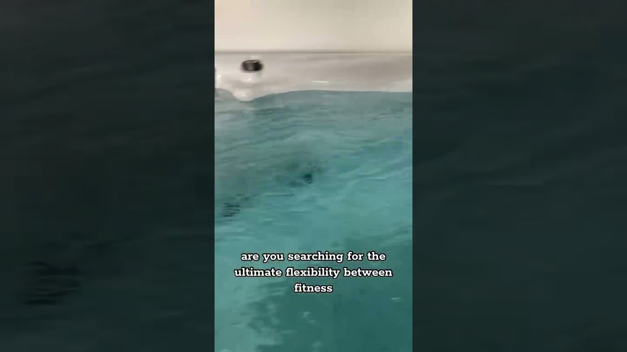 Champion Hot Tubs Swim Spa Showroom! #trending #swimming #foryou #staffordshire #swimmingpool