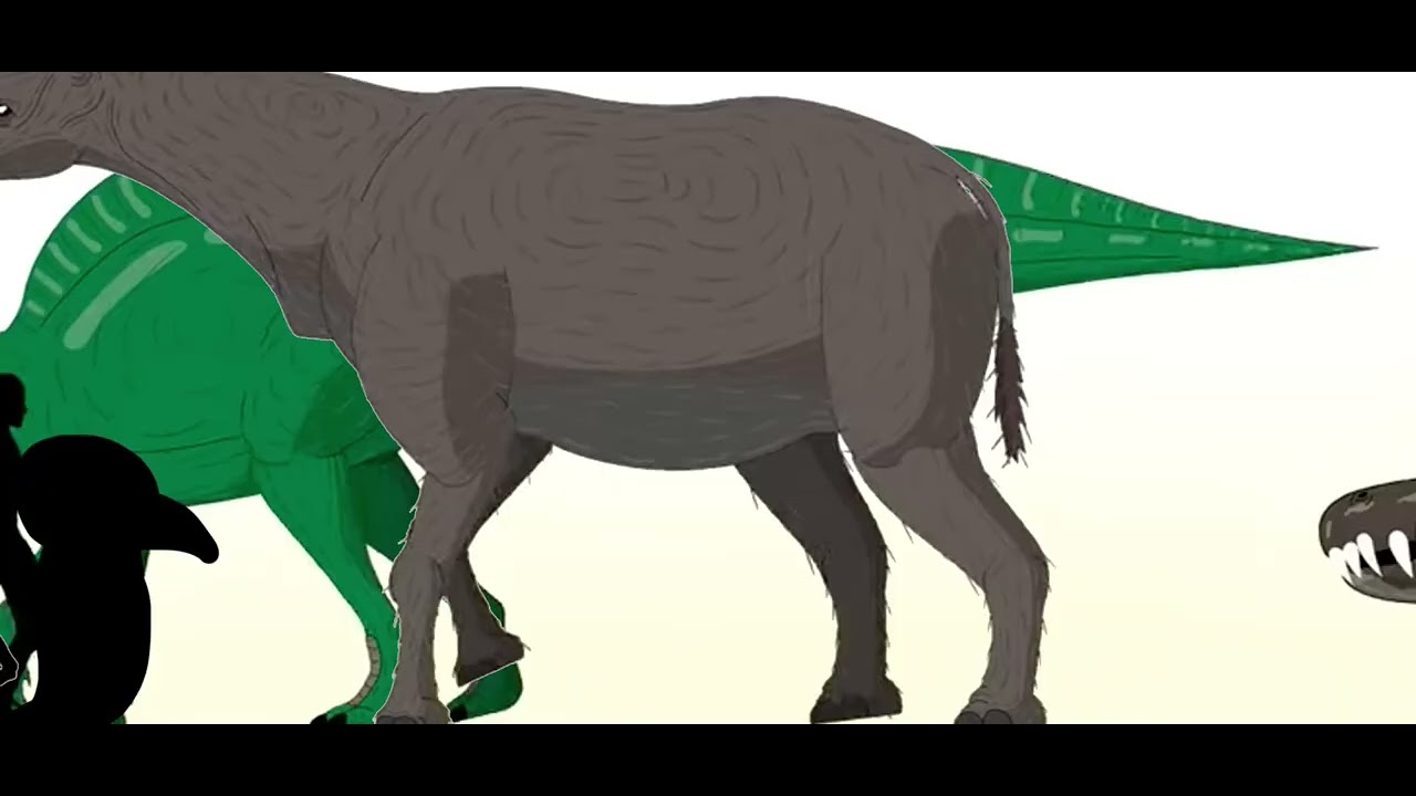 Prehistoric random Animals ￼ size comparison part 1￼