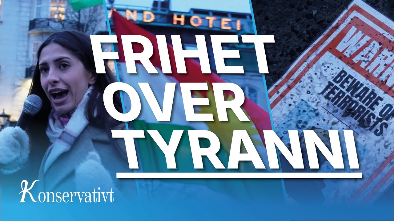 Demonstrasjon Utenfor Stortinget til støtte for det Iranske og Kurdiske folk.
