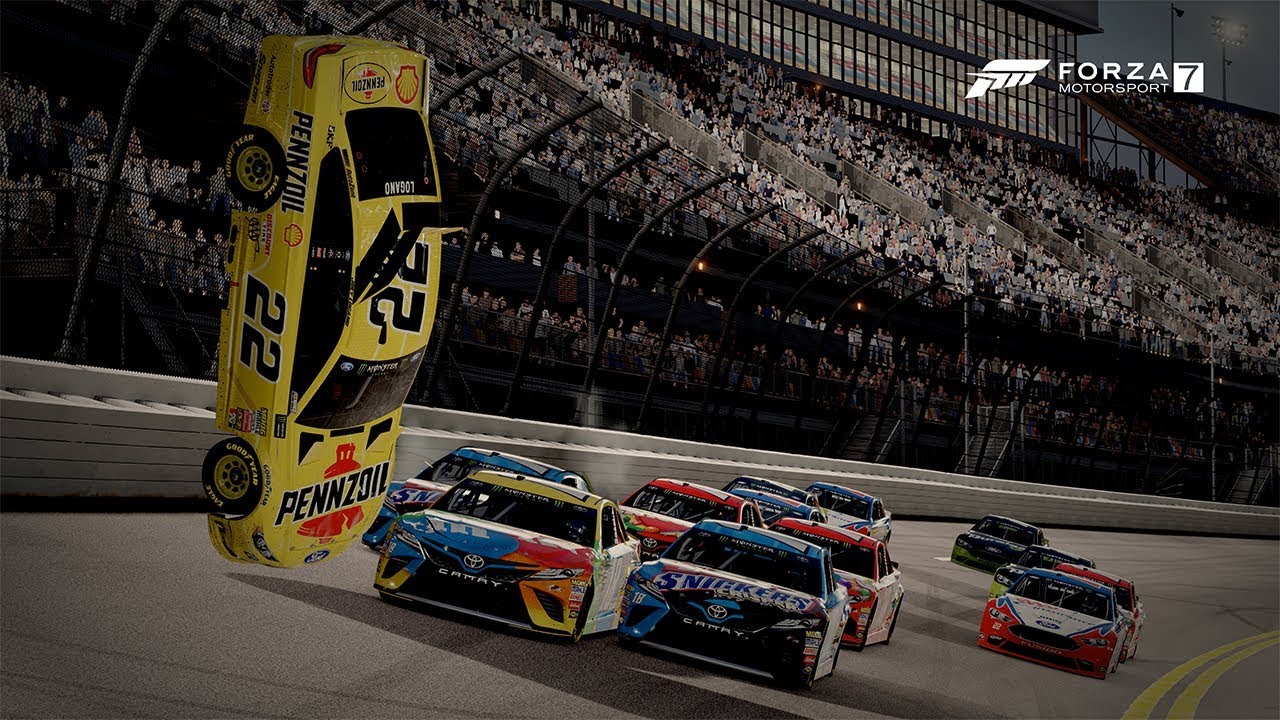 The First Crash! | Forza Motorsport 7 | NASCAR