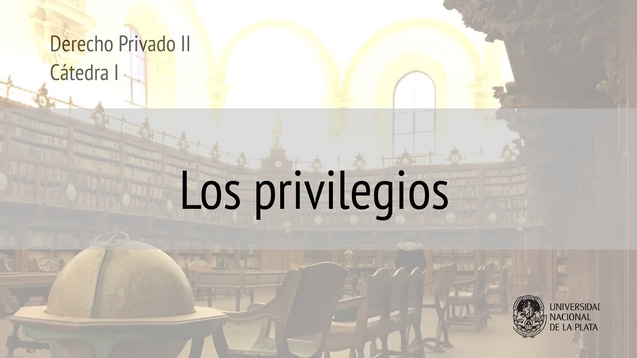 Privilegios. Prof. Juliana Langoni