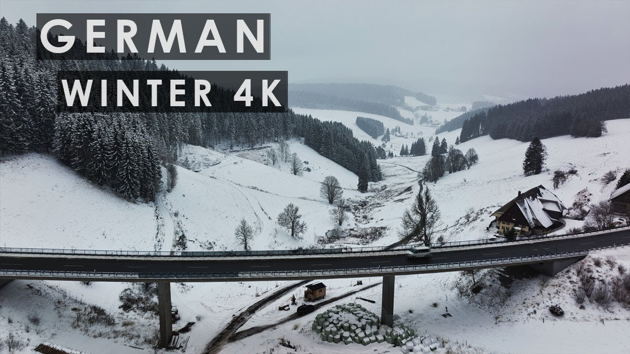 German Winter Wonderland - The Black Forest in Cinematic 4K - DJI Mavic 3