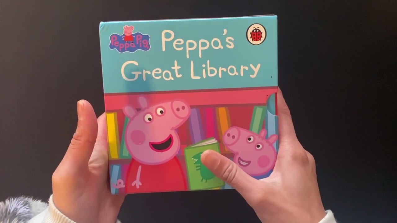 Peppa Pig & Peppa’s Great Library - Read Aloud Books For Children and Toddler